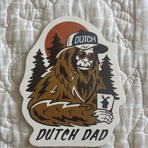 Dutch Dad Sticker with BigFoot